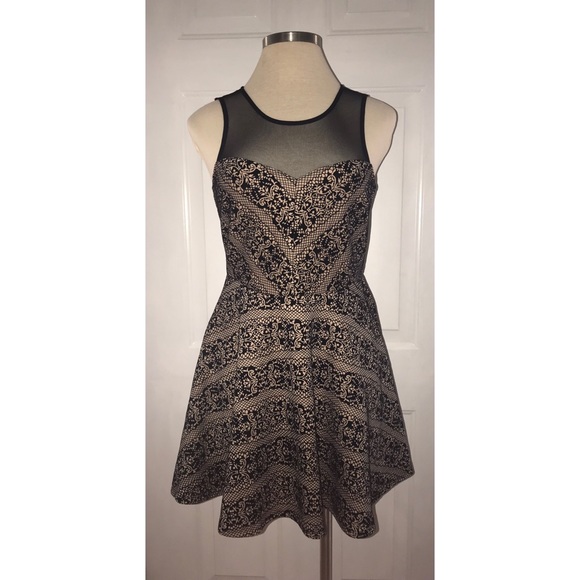 Black and Gold Dress by TRIXXI - Picture 1 of 2